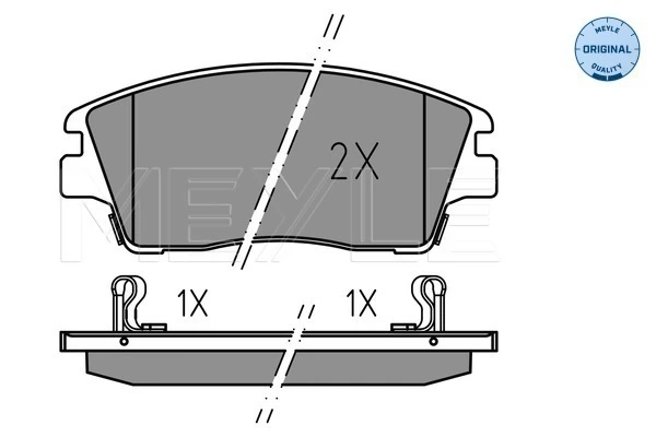 Set placute frana