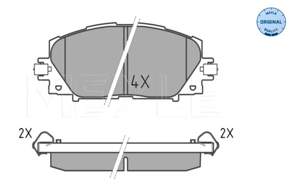 Set placute frana
