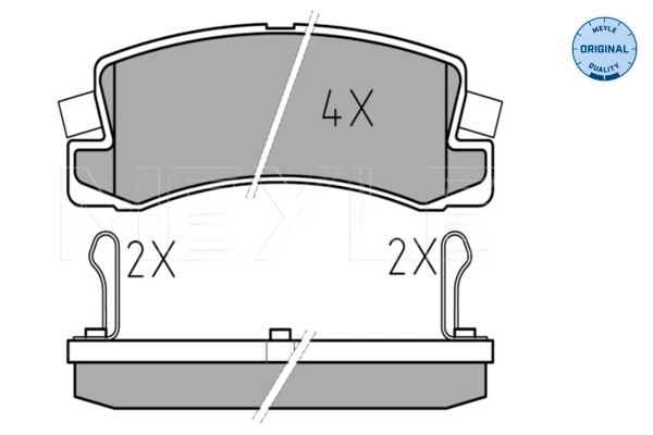 Set placute frana