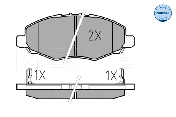 Set placute frana