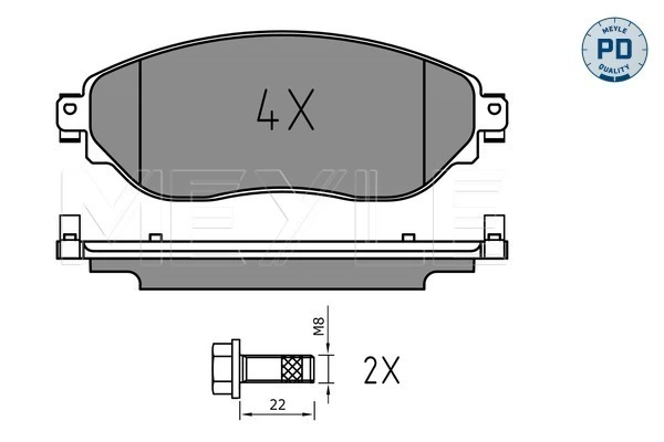 Set placute frana