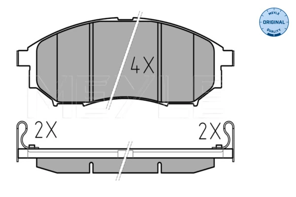 Set placute frana