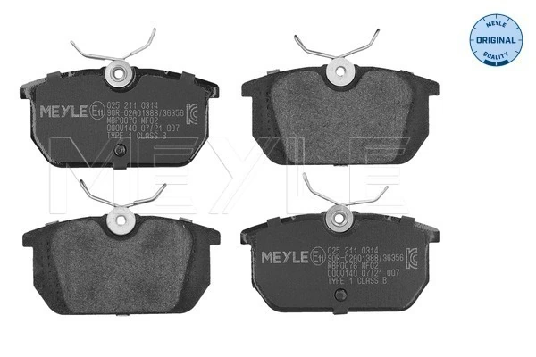 Set placute frana