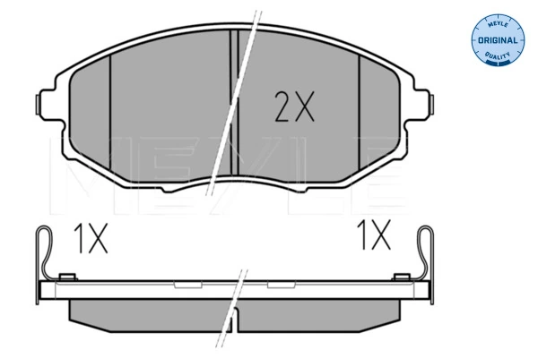 Set placute frana