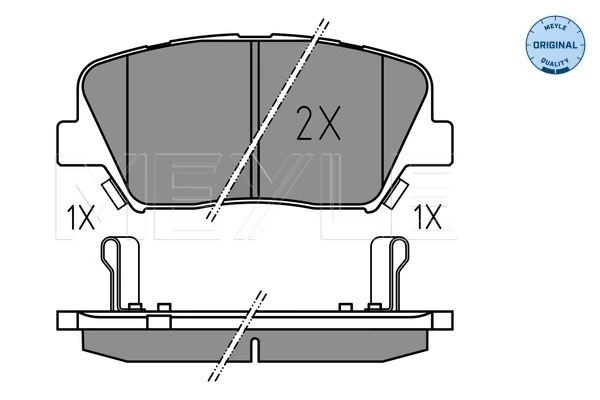 Set placute frana