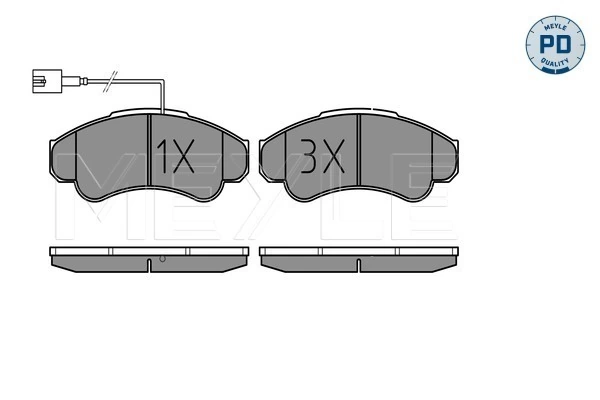 Set placute frana