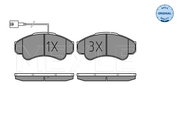 Set placute frana