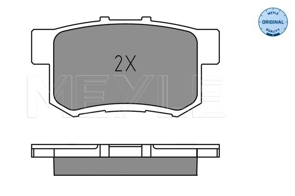 Set placute frana