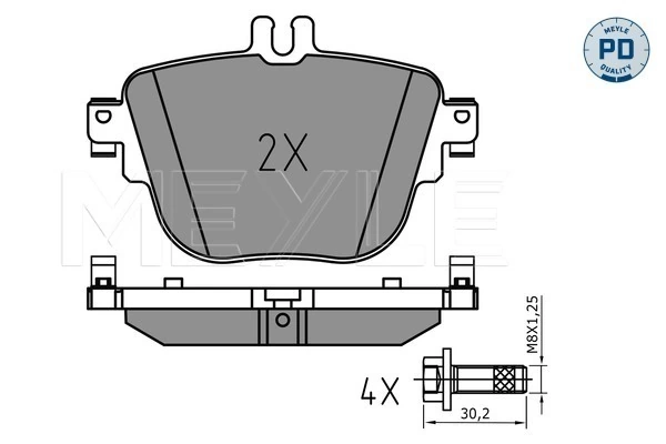 Set placute frana