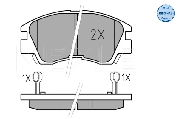Set placute frana