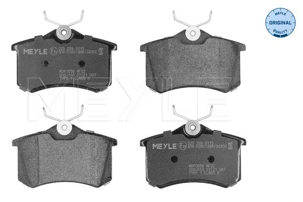 Set placute frana