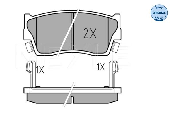 Set placute frana
