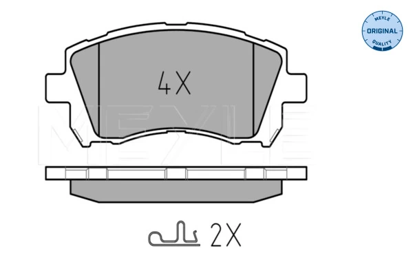 Set placute frana