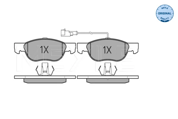 Set placute frana