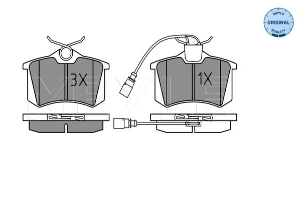 Set placute frana