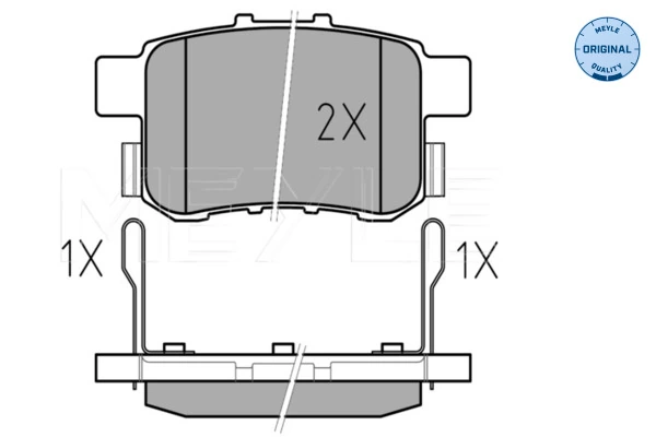 Set placute frana