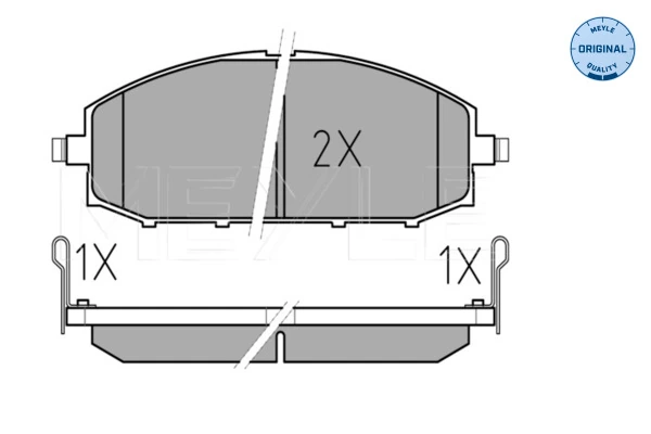 Set placute frana