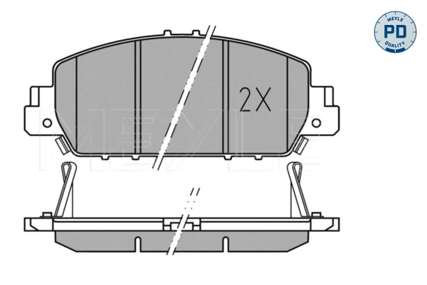 Set placute frana