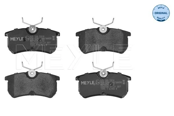 Set placute frana