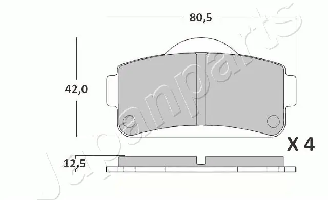 Set placute frana