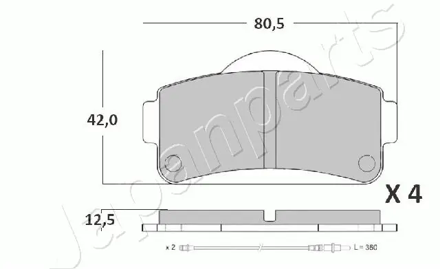Set placute frana