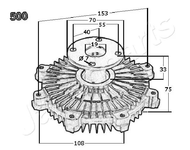 Cupla ventilator radiator