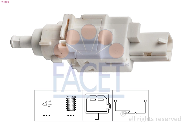Comutator lumini frana