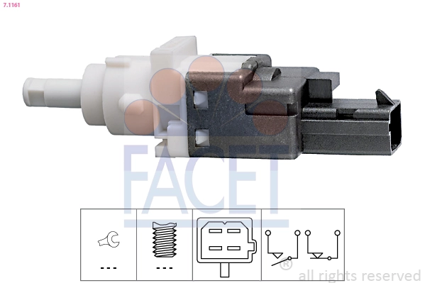 Comutator lumini frana