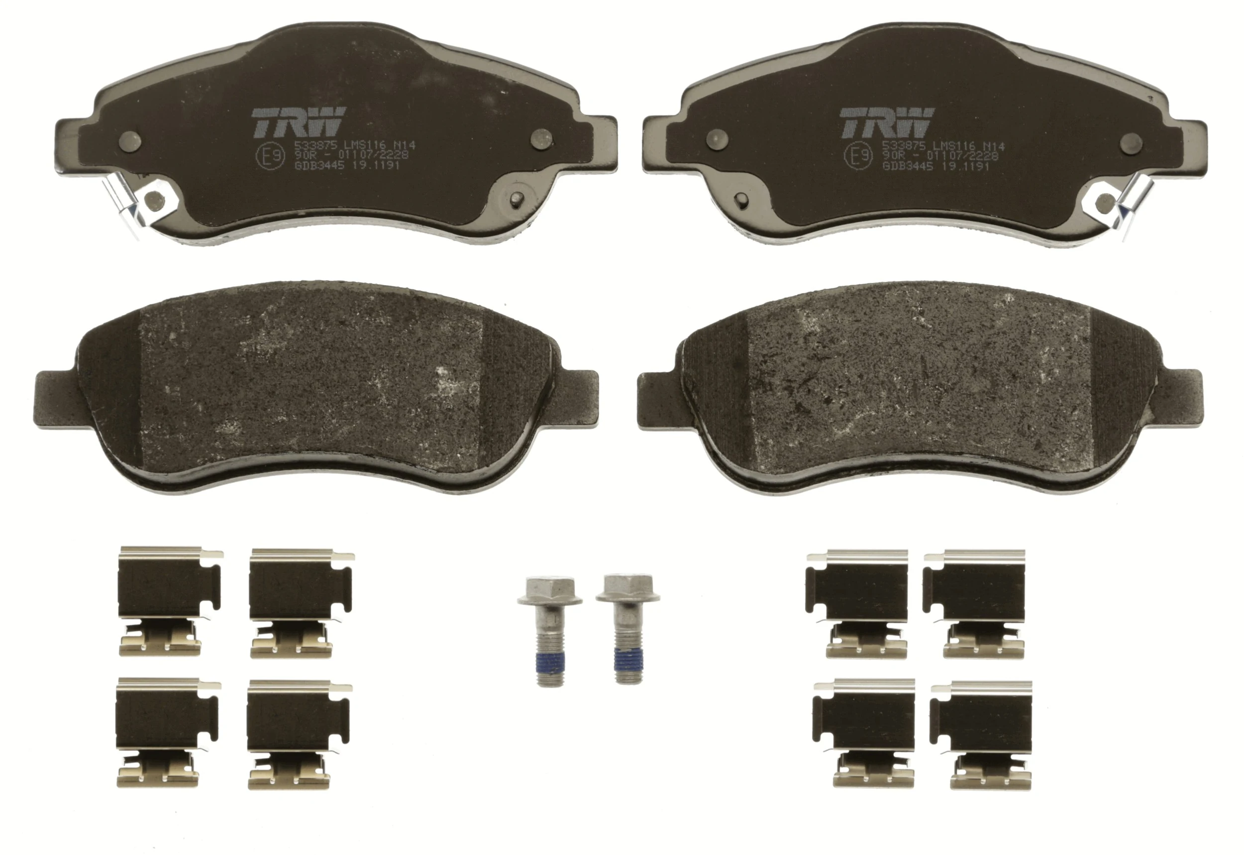 Set placute frana