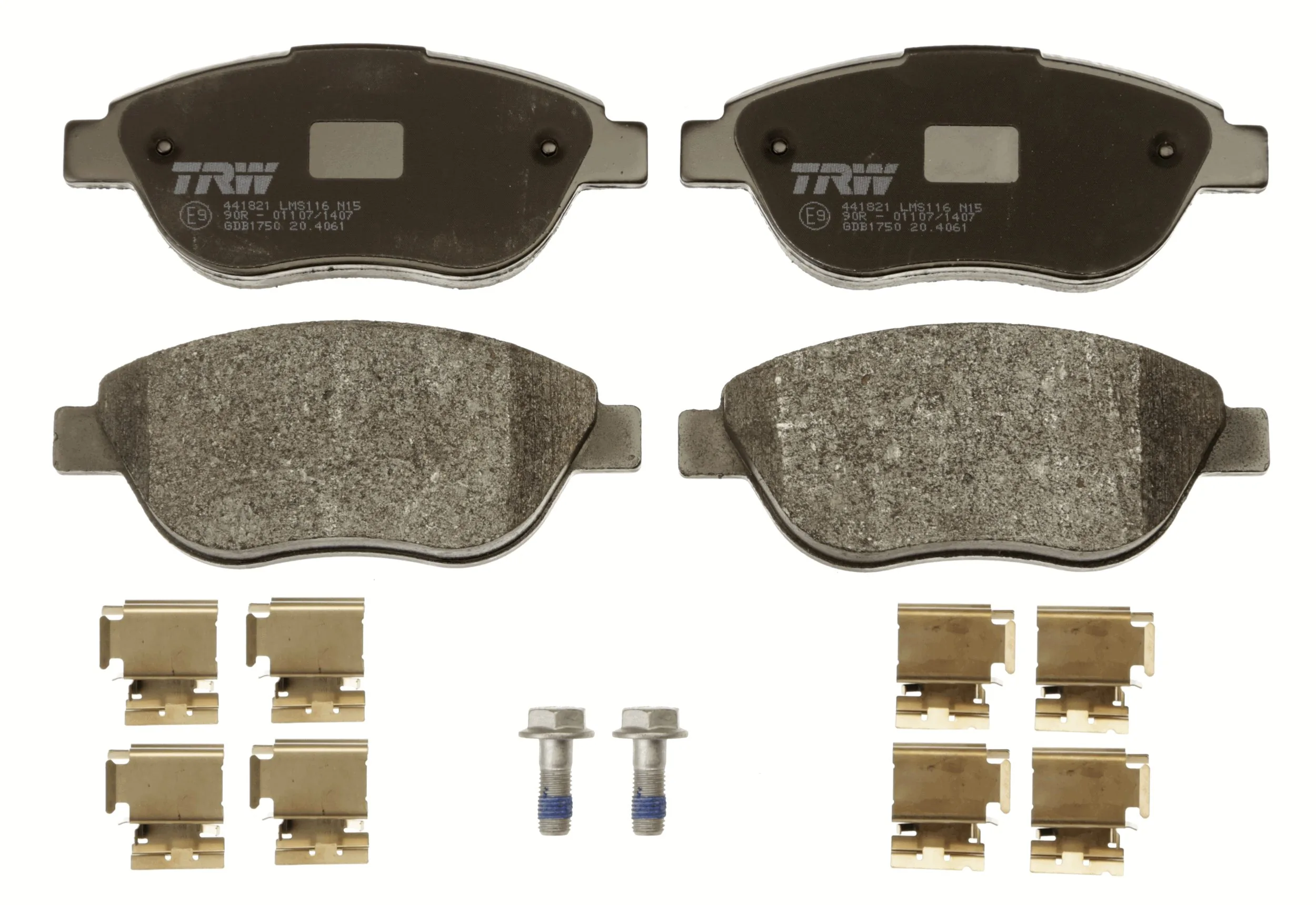 Set placute frana