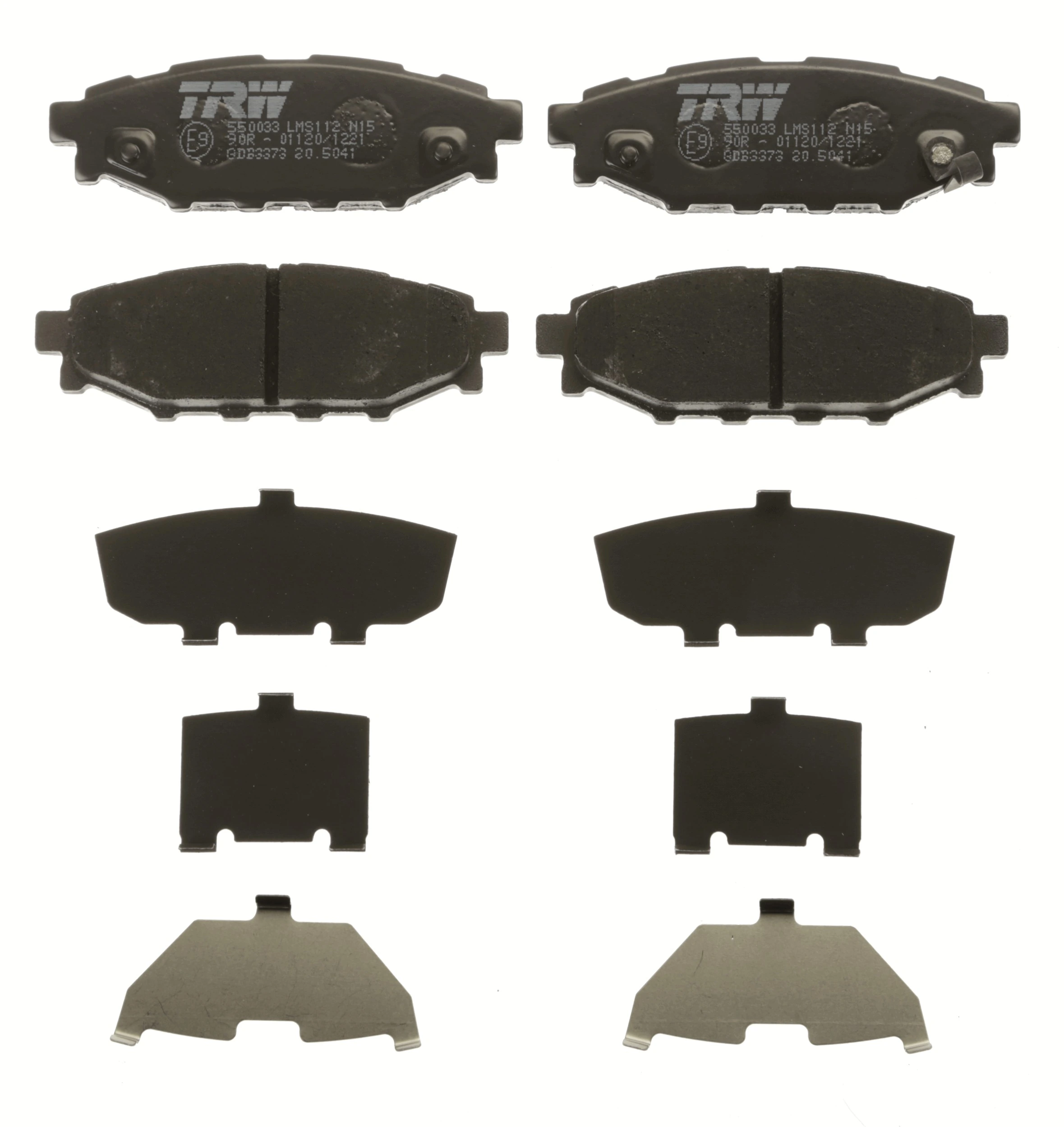 Set placute frana