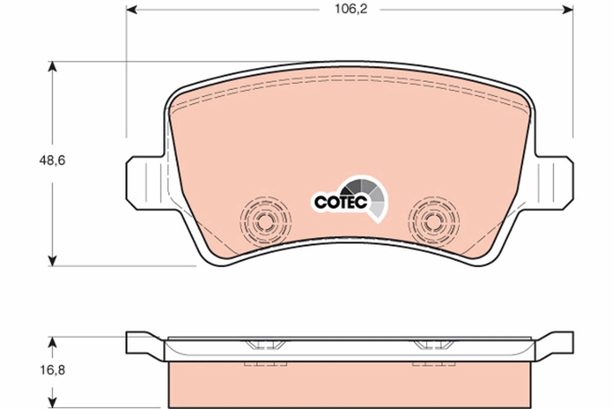 Set placute frana