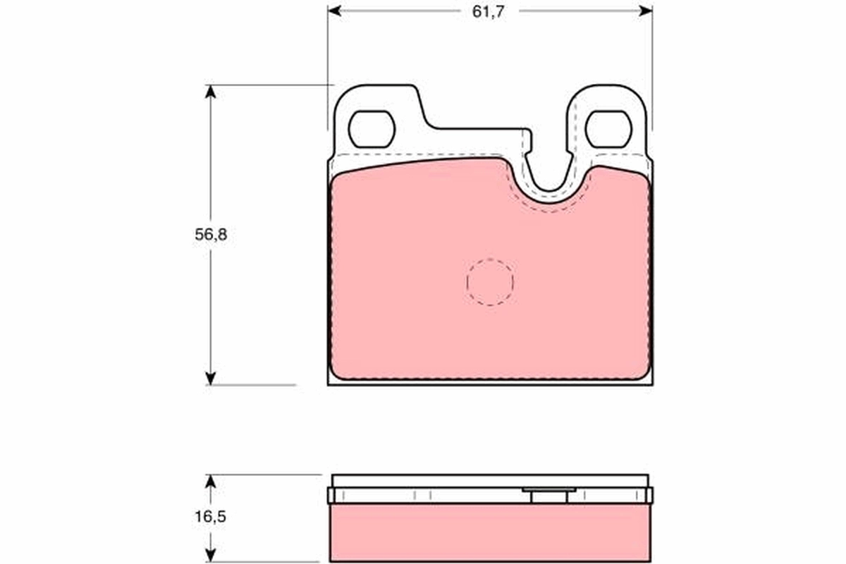 Set placute frana