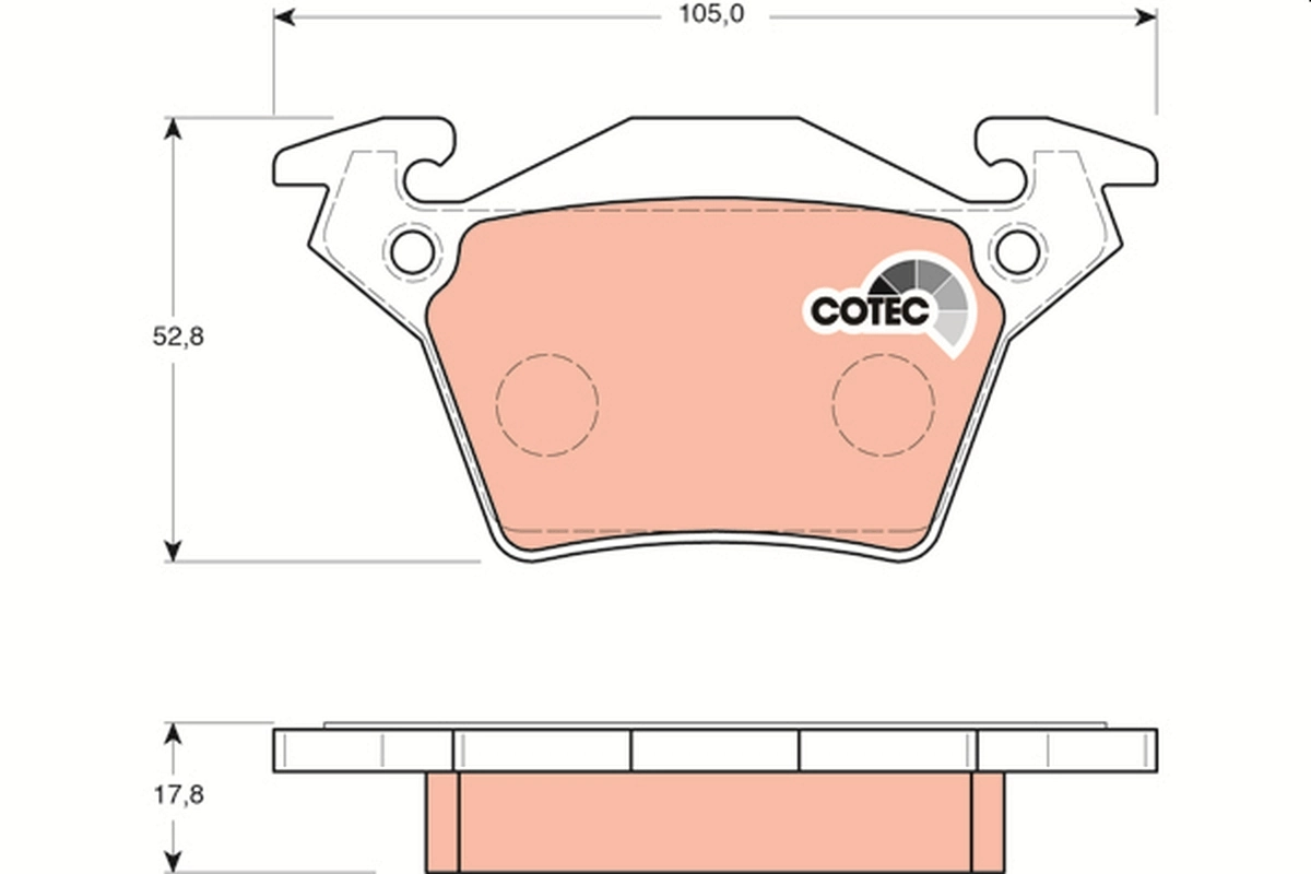Set placute frana
