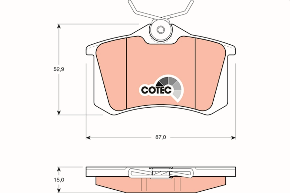 Set placute frana