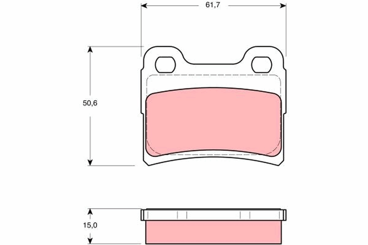 Set placute frana