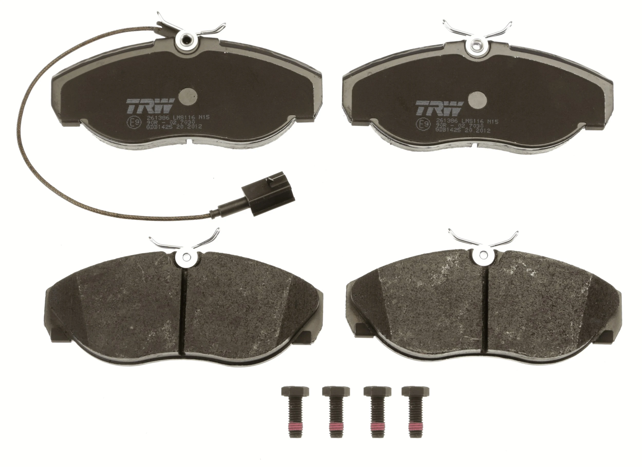 Set placute frana