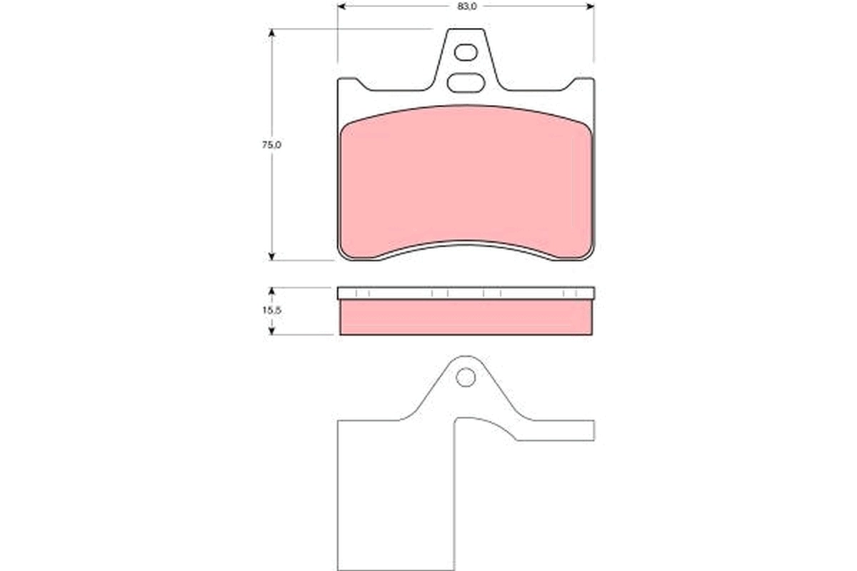 Set placute frana