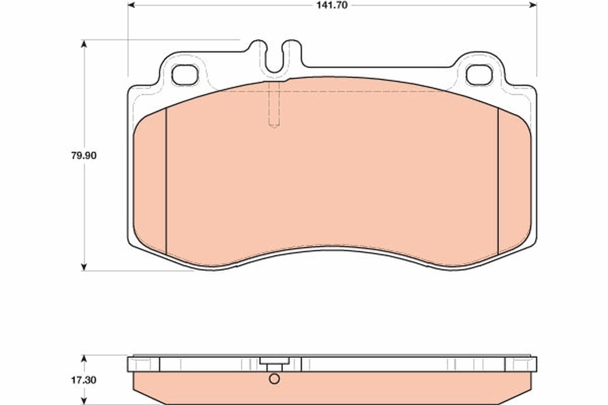 Set placute frana