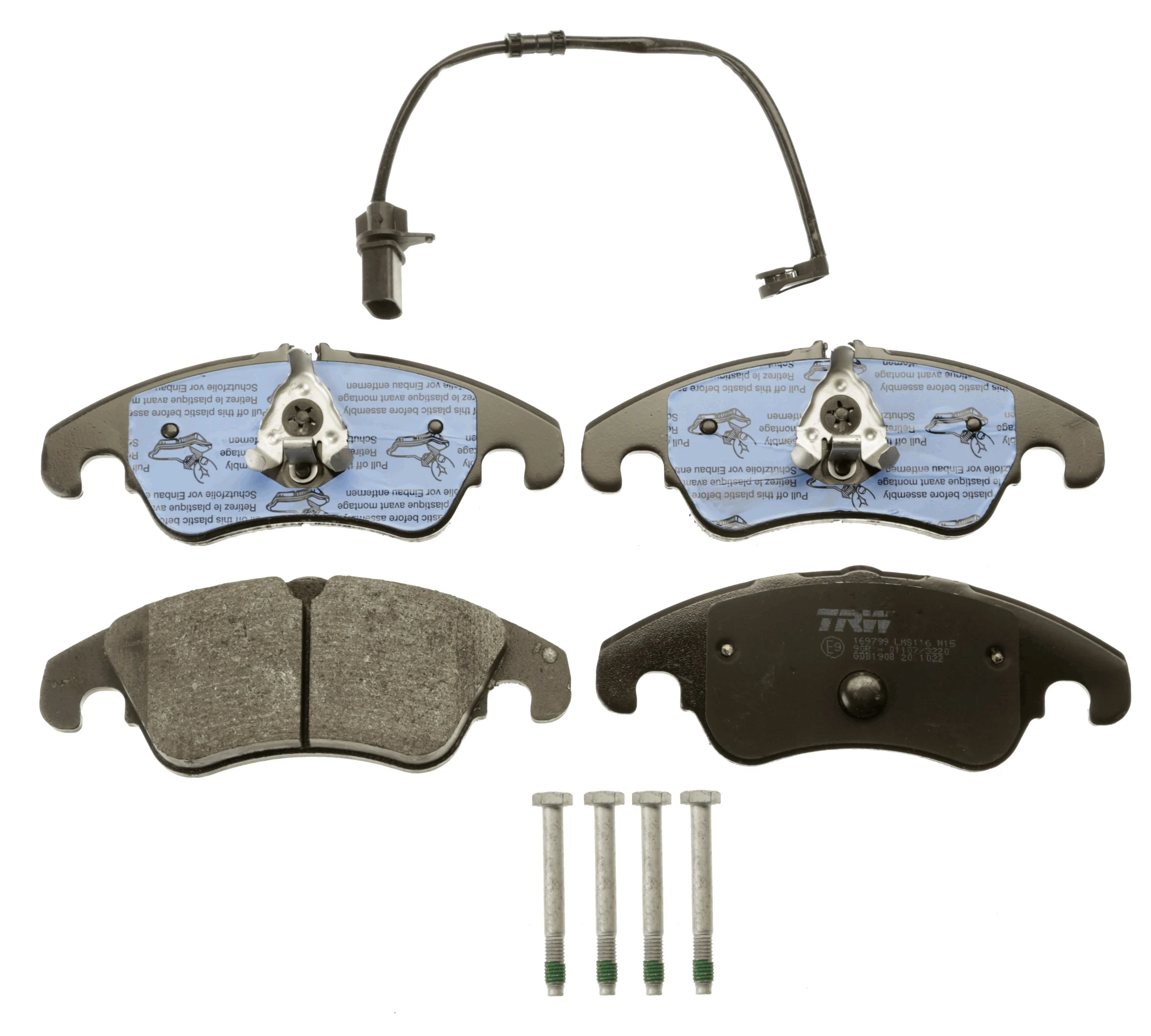 Set placute frana