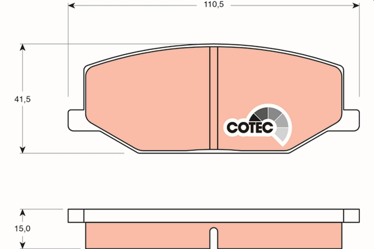 Set placute frana
