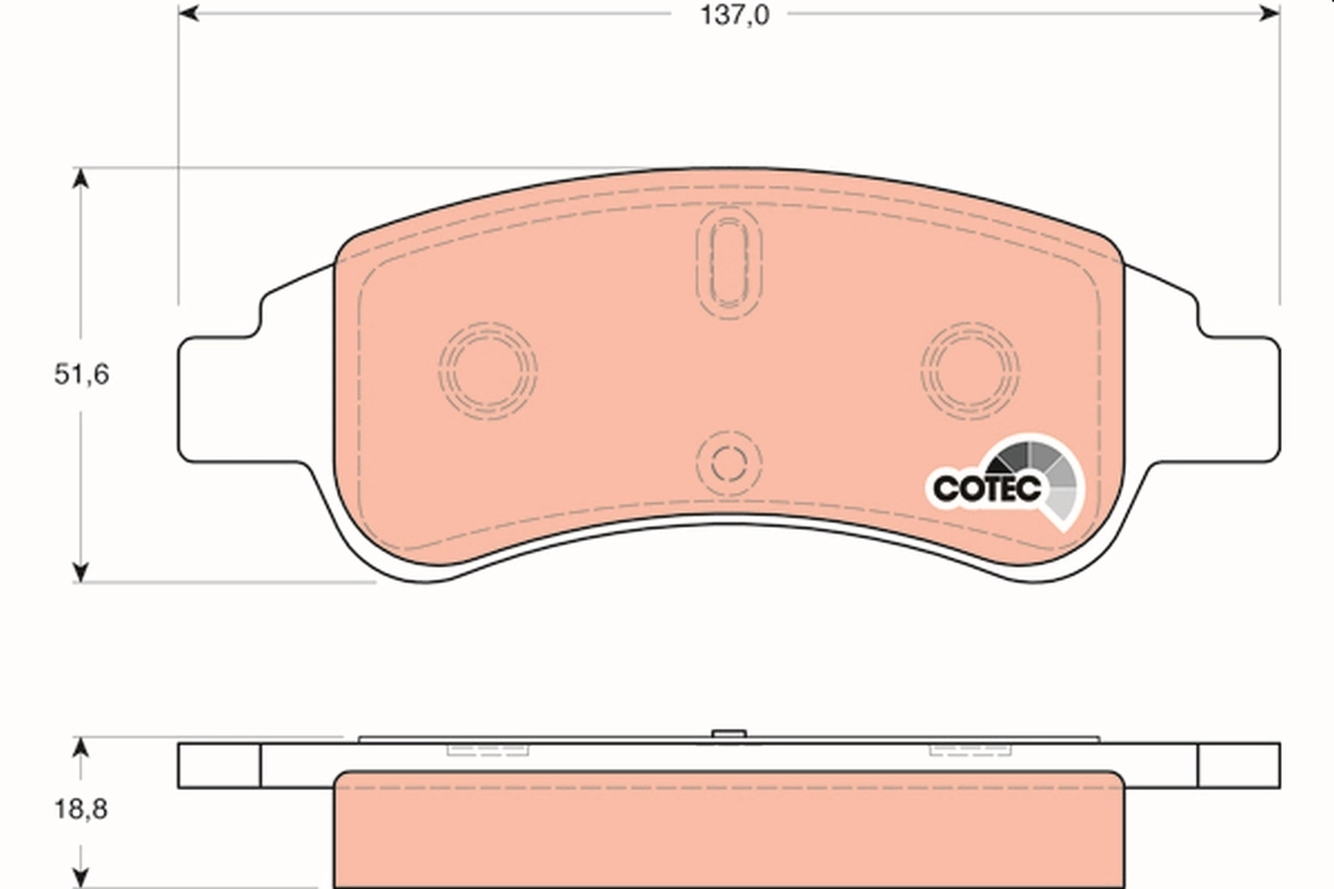 Set placute frana