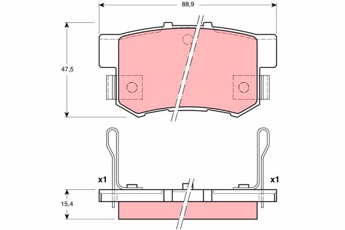 Set placute frana