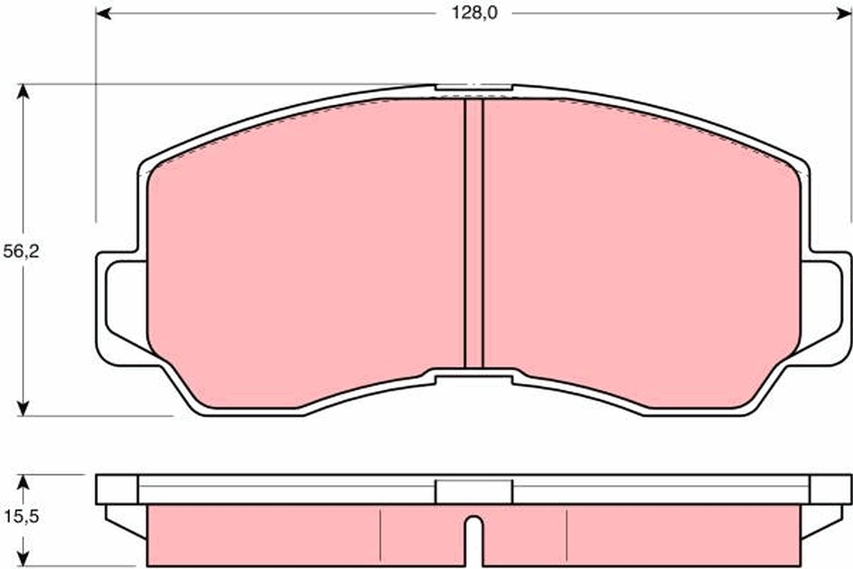 Set placute frana