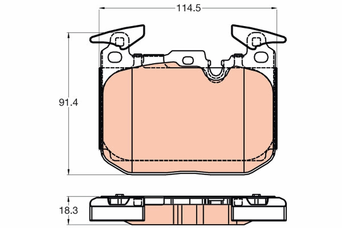 Set placute frana
