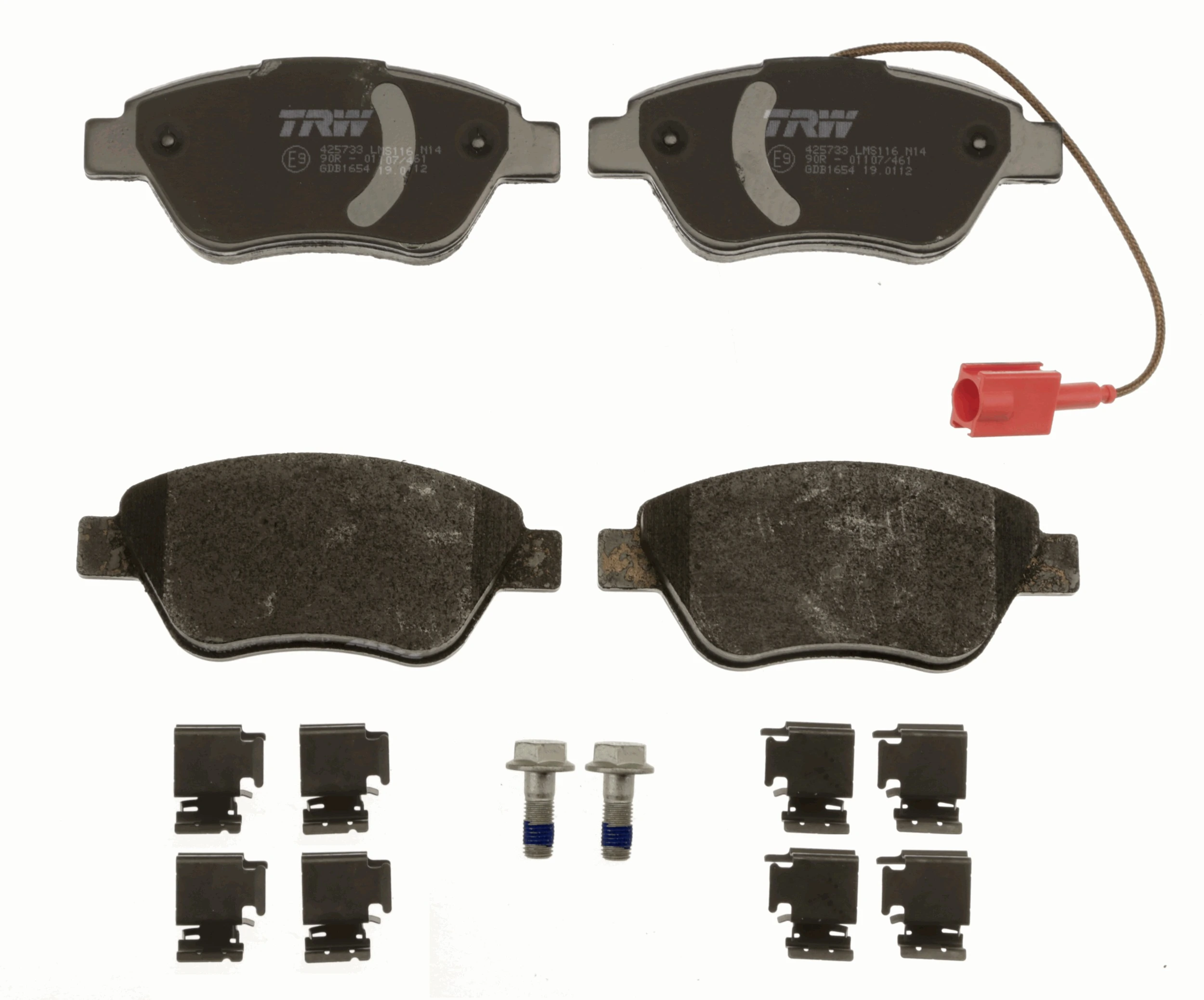 Set placute frana