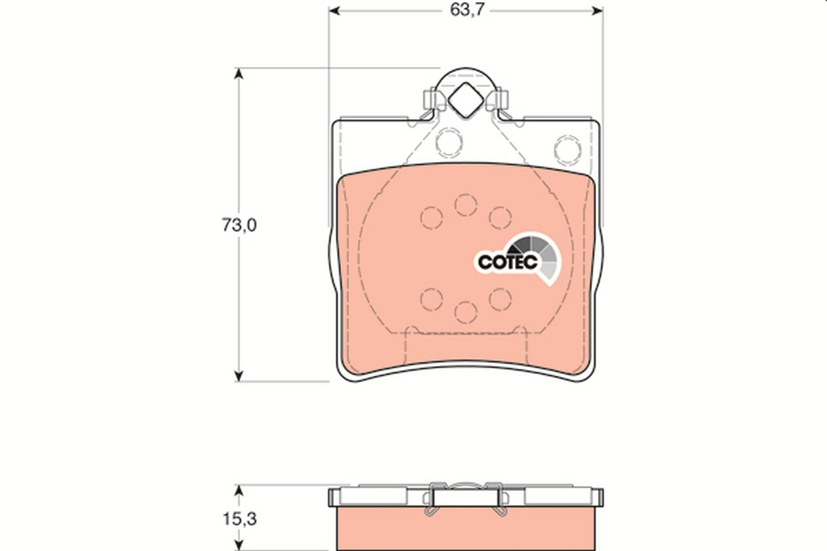 Set placute frana
