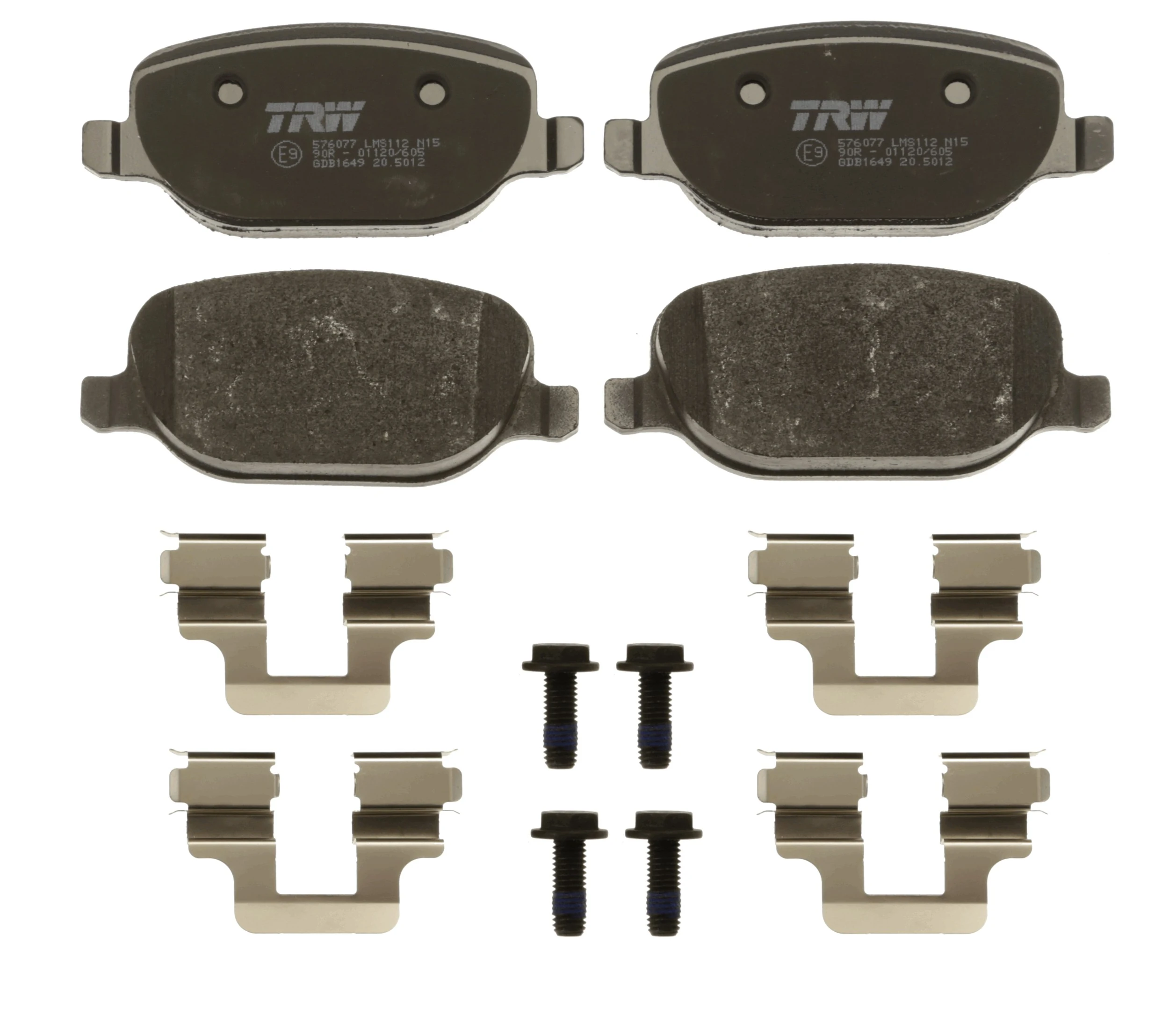 Set placute frana