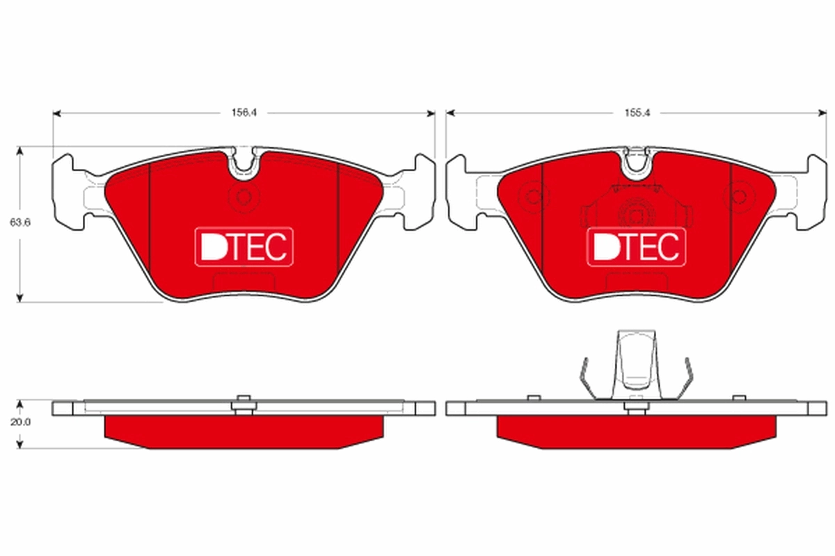 Set placute frana