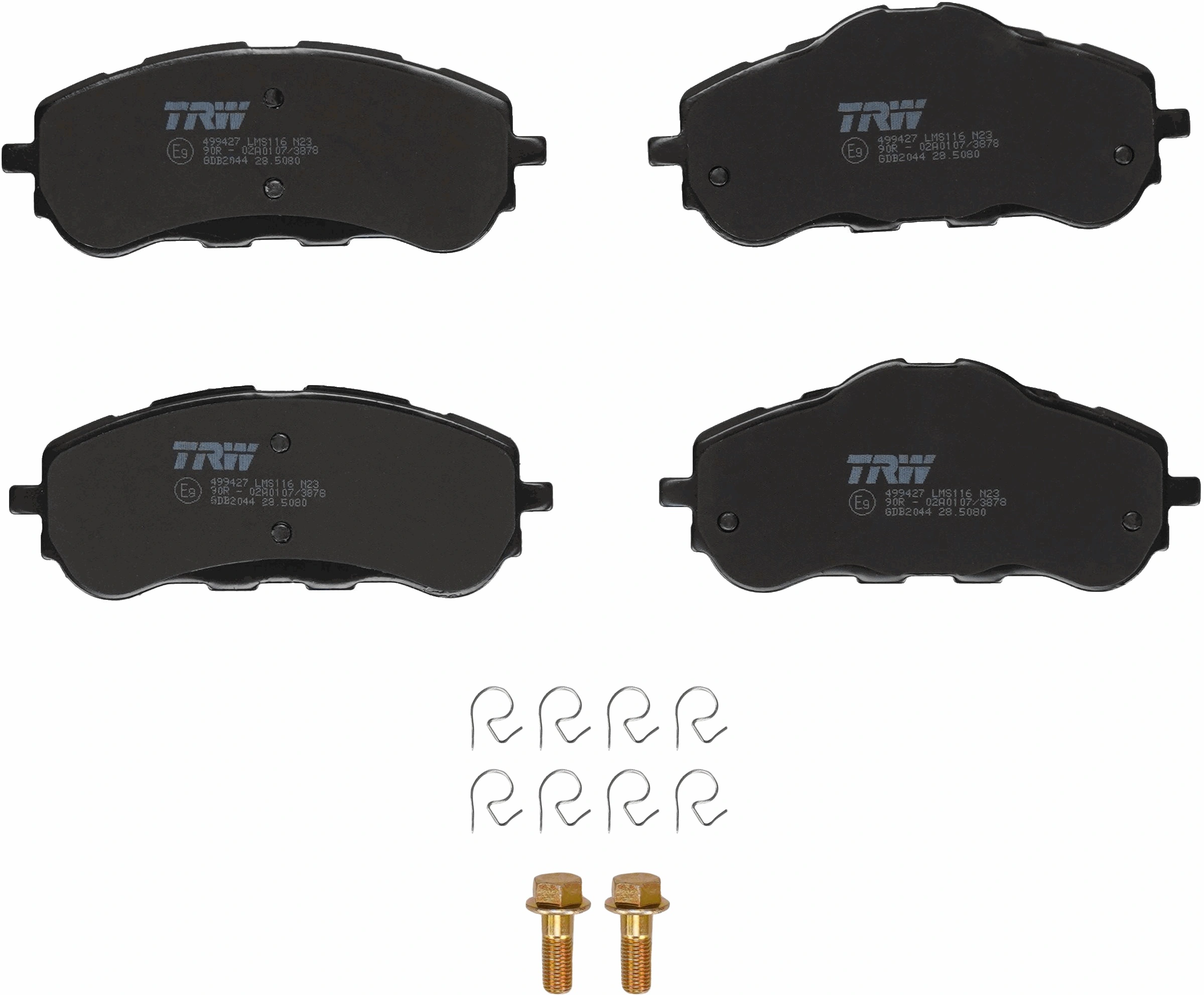 Set placute frana